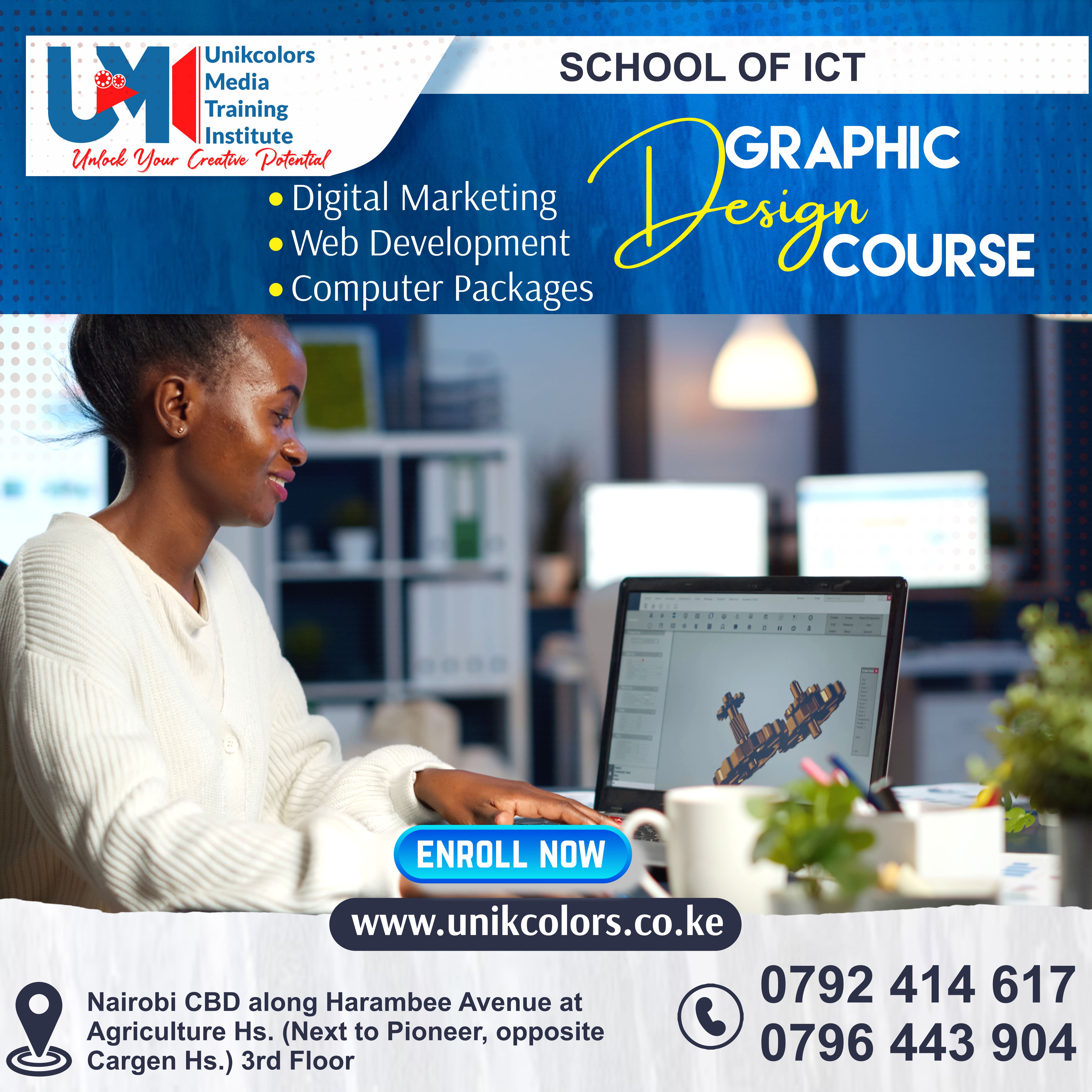 COMPUTER COURSES - DIGITAL MARKETING | GRAPHIC DESIGN | WEB DEVELOPMENT | COMPUTER PACKAGES COURSE